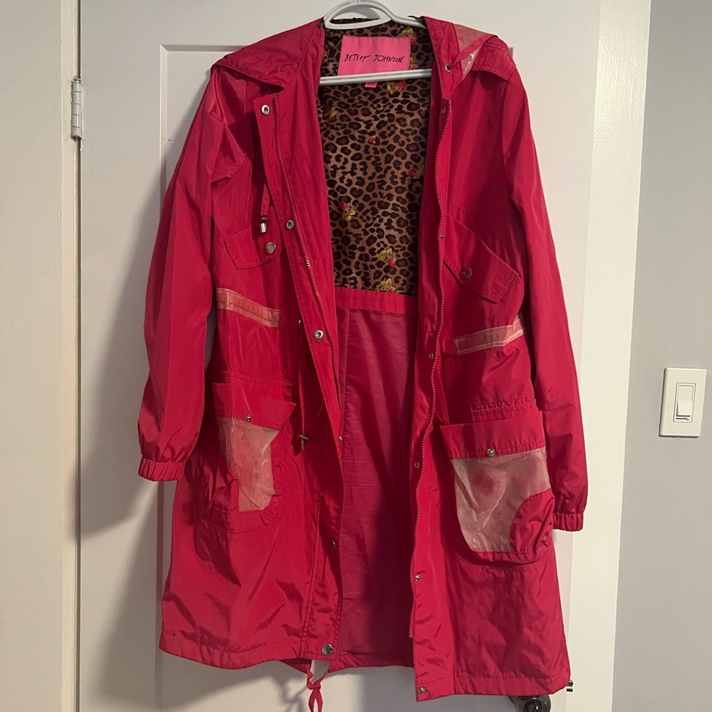 Betsey Johnson raincoat